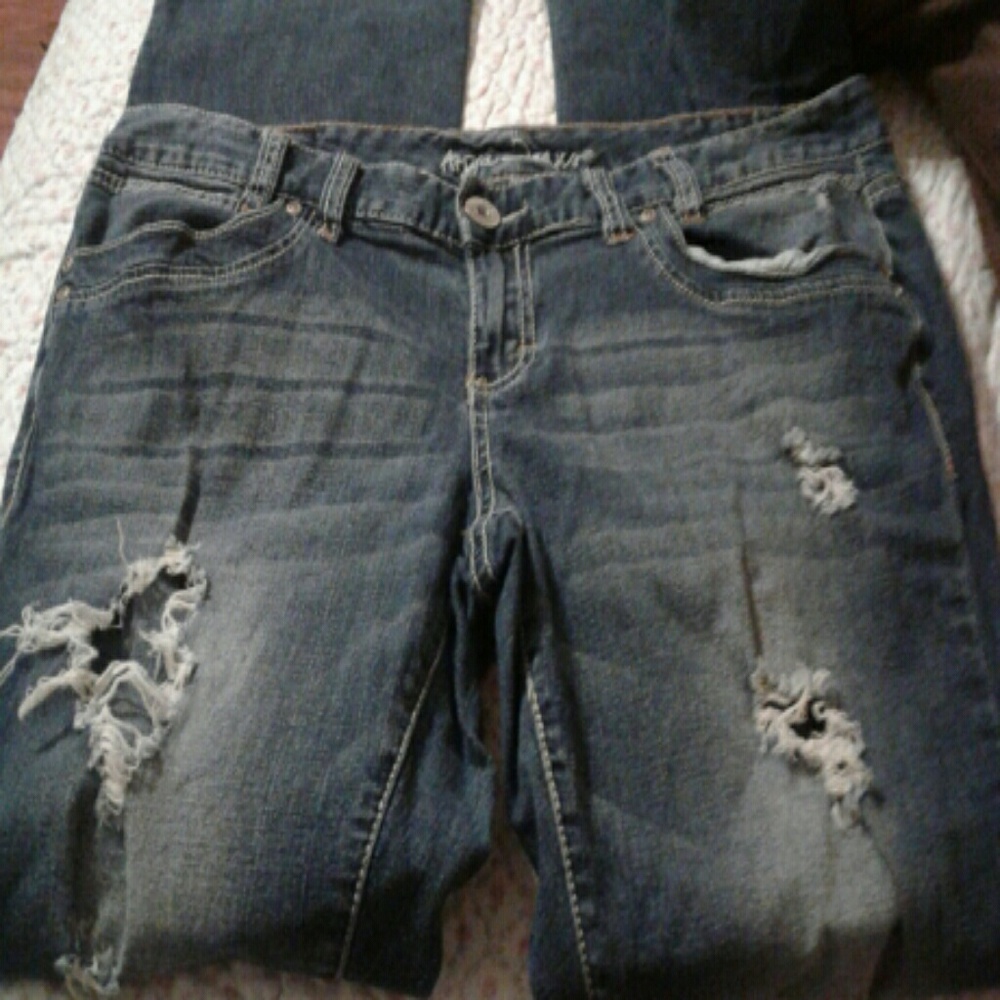 Ripped Blue Jeans